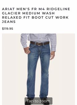 Arait Men Jeans ARIAT MEN'S FR M4 RIDGELINE