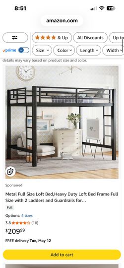 Full loft bed