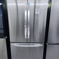 LG 3 FRENCH DOOR REFRIGERATOR WITH BOTTOM FREZER 1 YEAR WARRANTY  1AÑO DE GARANTIA POR ESCRITO 
