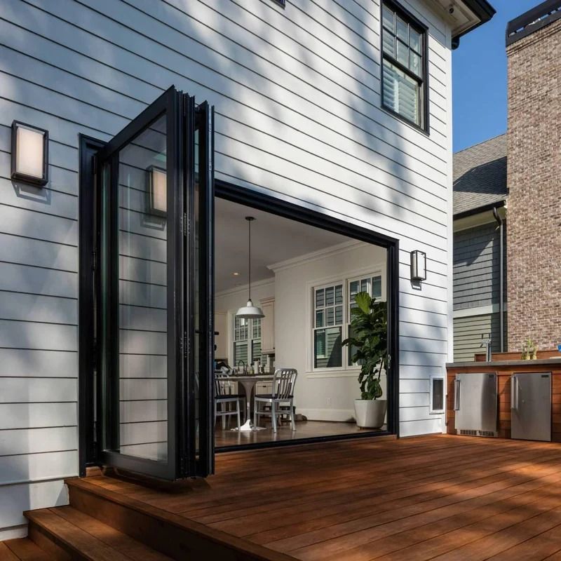 Vinyl Sliding doors & Windows - Aluminum Accordion folding Doors