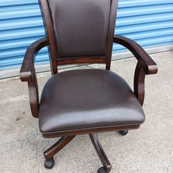 Beautiful Wooden Chair on Casters