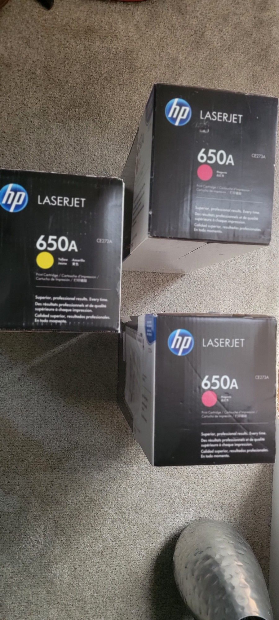 Hp Laser Jet Inks. 650A