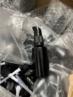 Glass pump bottles