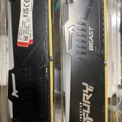 Kingston FURY Beast 64GB (2x32GB) 5600MT/S DDR5 CL36 RGB Desktop Memory Kit Of 2 OPEN TO OFFERS!!