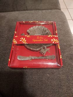 Pewter 2 Piece Spreader Set Turkey.