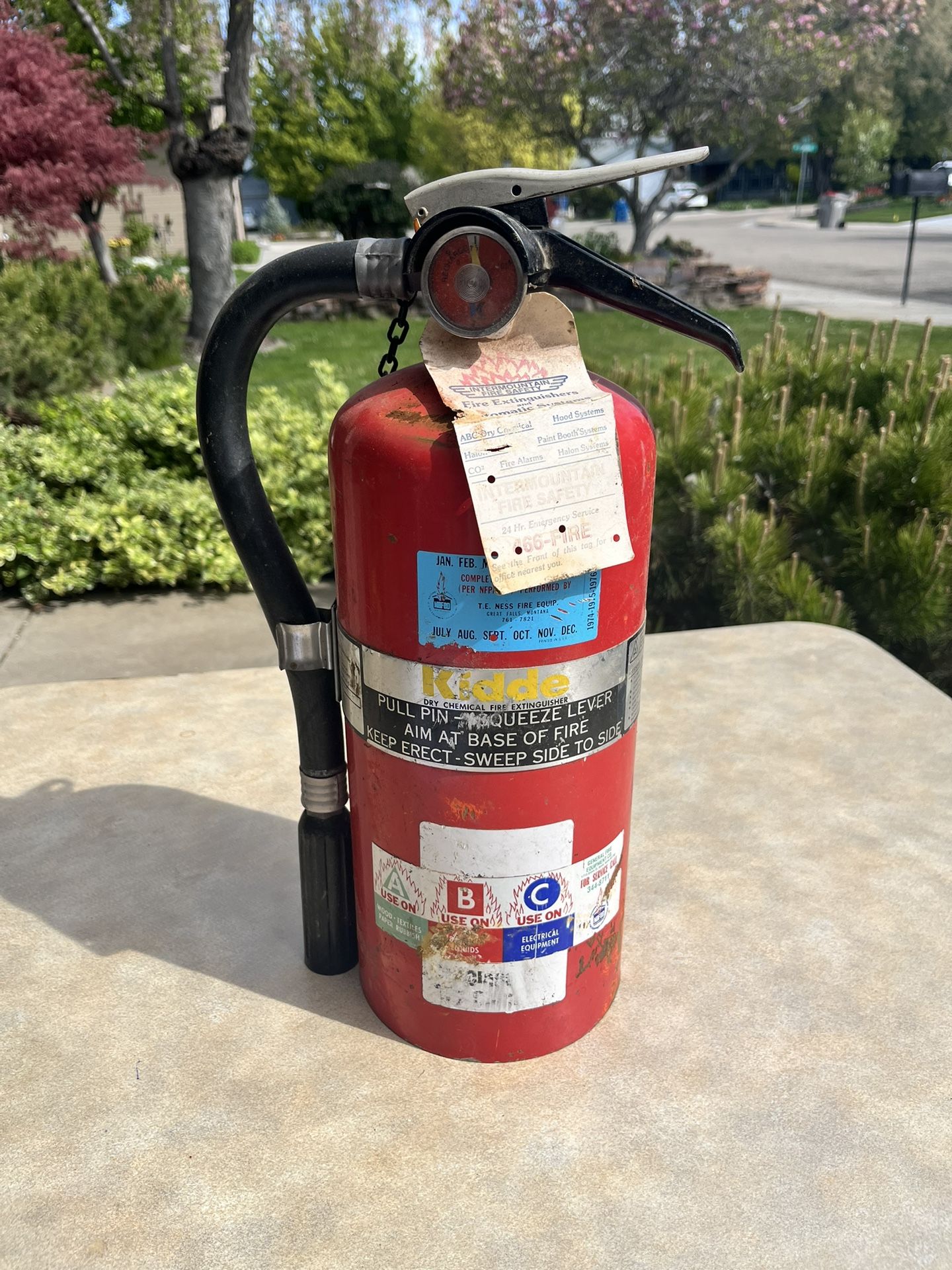 Large Fire Extinguisher