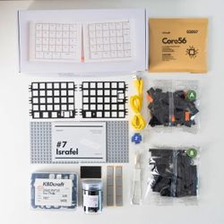 NEW KBD CRAFTS LEGO KEYBOARD #i ISRAFEL Low Profile 50% Ergo Split Building Block Keyboard