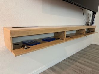 Floating tv console
