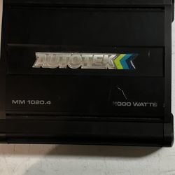 Autotek Amplifier 