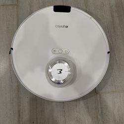 Open Box- Eureka Robot Vacuum with Bagless Self Emptying Station, 2 in 1 Robotic Vacuum and Mop Combo, 60-Day Capacity