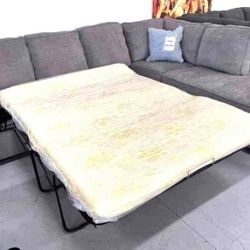 L Shaped Sectional Sleeper Financing Available By ASHLEY 