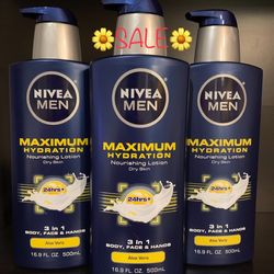 (PACK OF 2) NIVEA MEN BODY LOTION