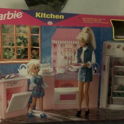 Vintage Barbie Folding Pretty House Kitchen 1(contact info removed)4 - 92 