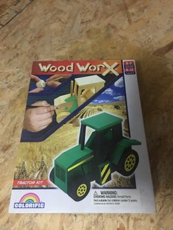 Wooden Tractor Model Kit