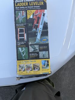 Quick Connect Ladder Leveler