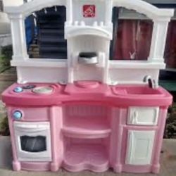 Kids Kid's Play Kitchen Toy, Step 2 Pink Kitchen, Big Size, Large