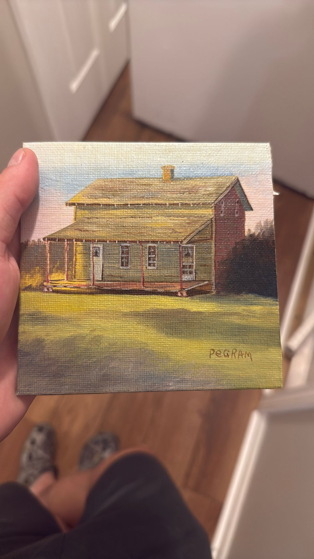 Beautiful Small Oil Painting 60$