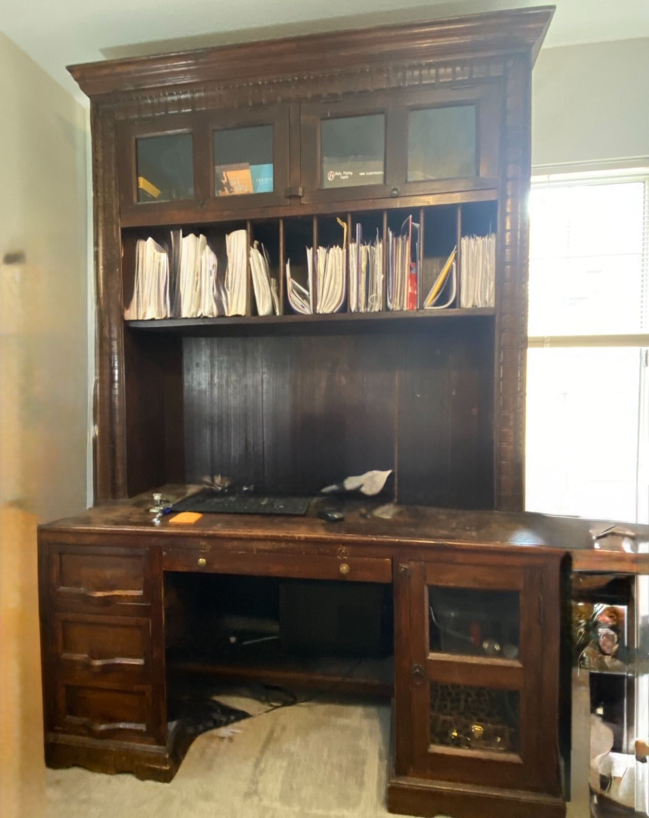 Vintage teak desk