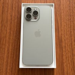 Apple iPhone 15 Pro Max 1TB Natural Titanium UNLOCKED - OPEN BOX   