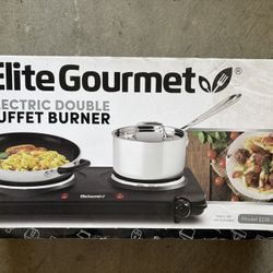 New Elite Gourmet Electric Double Burners 