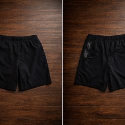 All Black Breathable Gym Shorts 