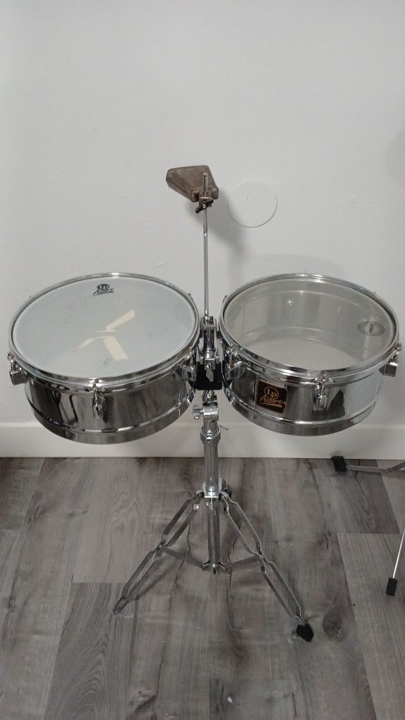 Vendo Timbales LP Aspire Con Platillo Incluido.