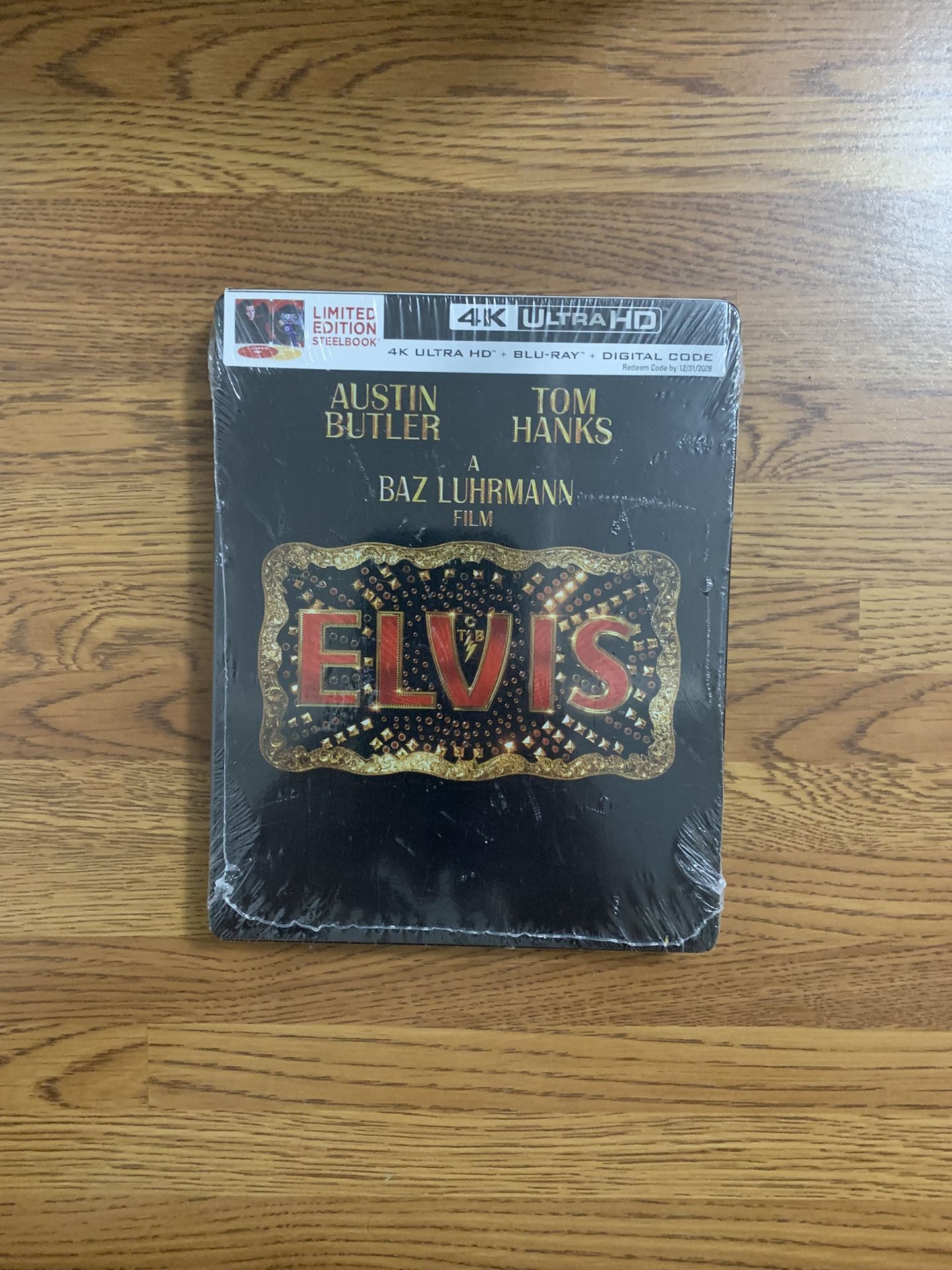 Elvis (Walmart Exclusive) Limited Edition 4K UHD Blu-ray Combo Pack [4K UHD Blu-ray + Blu-ray + Digital Code + Steelbook]