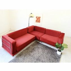 Vintage 1970s style chrome couch