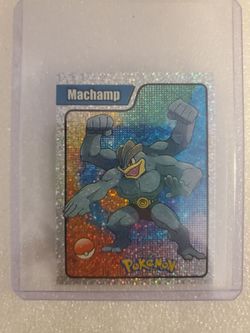 2024 POKEMON Last Evolution Sticker #S14 MACHAMP Limited Edition Foil NM