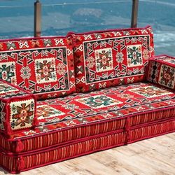 Arabic Floor Sofa with a Rug