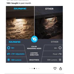 7 Inch Retaining Wall Lights 5W LED Hardscape Lighting 12V-24V Low Voltage Step Lights 3000K Warm White Waterproof Outdoor Landscape Lighting