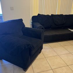 Black couches