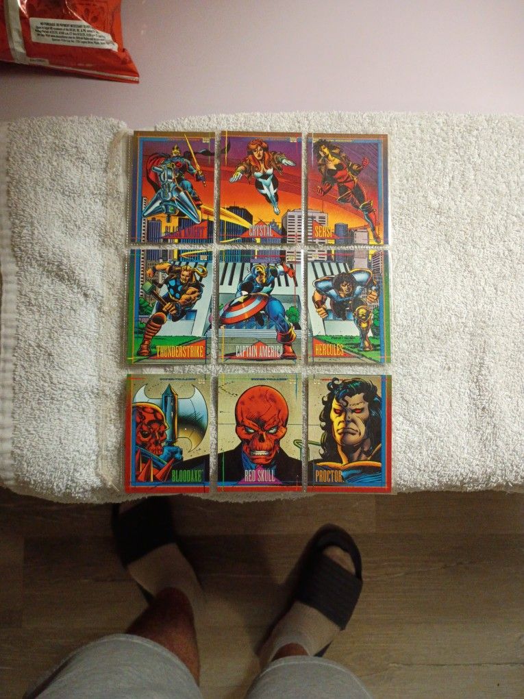 Marvel 1990 Trading Card Prices May Vary