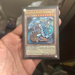 Blue Eyes White Dragon Yugioh Card