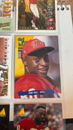 1995 collectors choice Jerry Rice #36