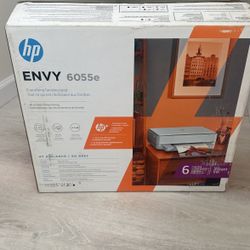 HP Envy 6055e Color Printer  (Brand New)