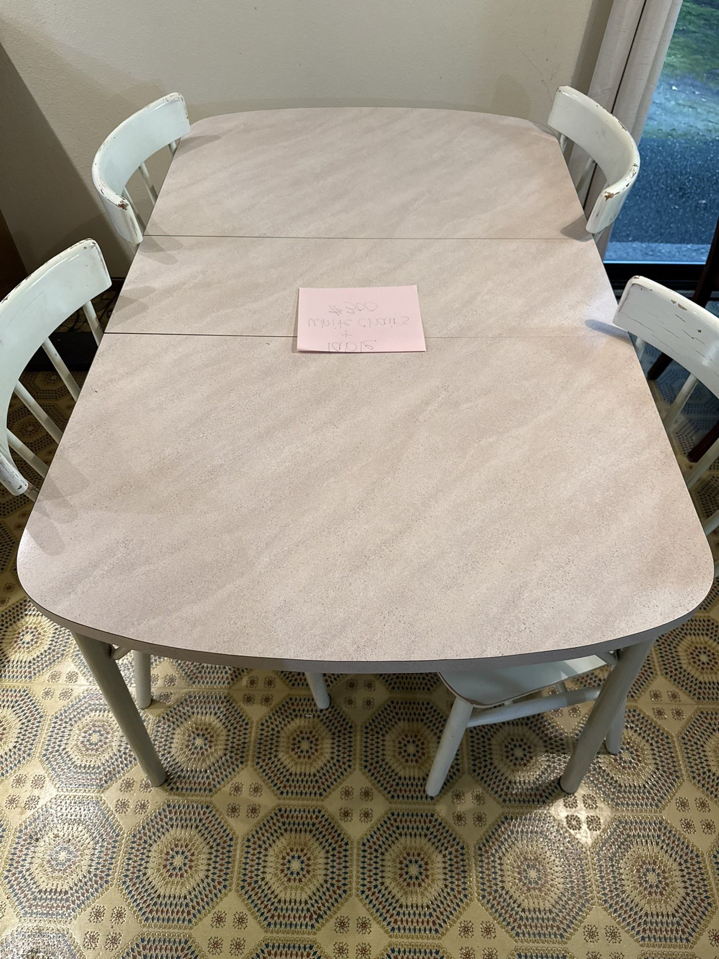 Kitchen table & 4 chairs @Estate Sale