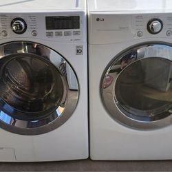 Set LG Directdrive Steam Washer And Dryer Electric 