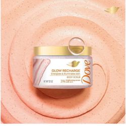 New sealed Dove glow recharge body scrub with 3% brightening serum with vit-c  I have 3 of them 5.00 each 