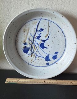 MCM Signed Hand Thrown Dish