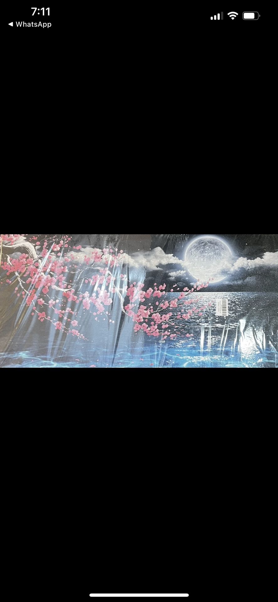 Framed Wall Art Plum Blossom Moon Ocean Art Prints