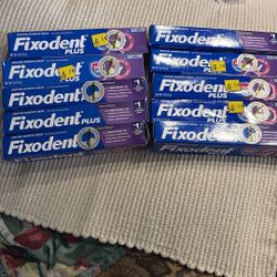 10 Boxes Of Fixodent plus