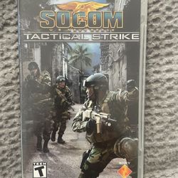 PSP Portable Game SOCOM Tactical Strike 