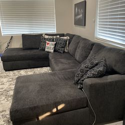 Charcoal Grey Sectional 