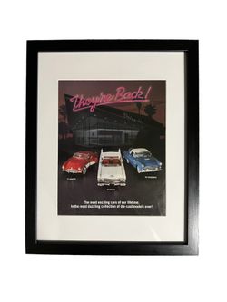 Classic Car Magazine Page from 1988 - Framed