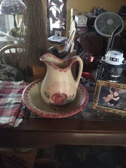 Pitcher And Bowl