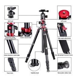 Neewer Camera Tripod Monopod with Rotatable  360 Degrees Aluminum Alloy  Tripod 