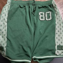 Supreme money gram shorts size large