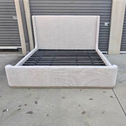 BOUCLE PLATFORM BED 🛏️ FAST DELIVERY!! 🚚 📦