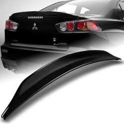 For 2008-2017 Mitsubishi Lancer EVO 10 Painted Black Rear Trunk Duck Lid Spoiler -(2-SP-MSEVO-X-PBK